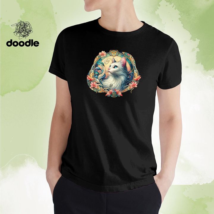 Tshirt_LadyCatGrace-Black