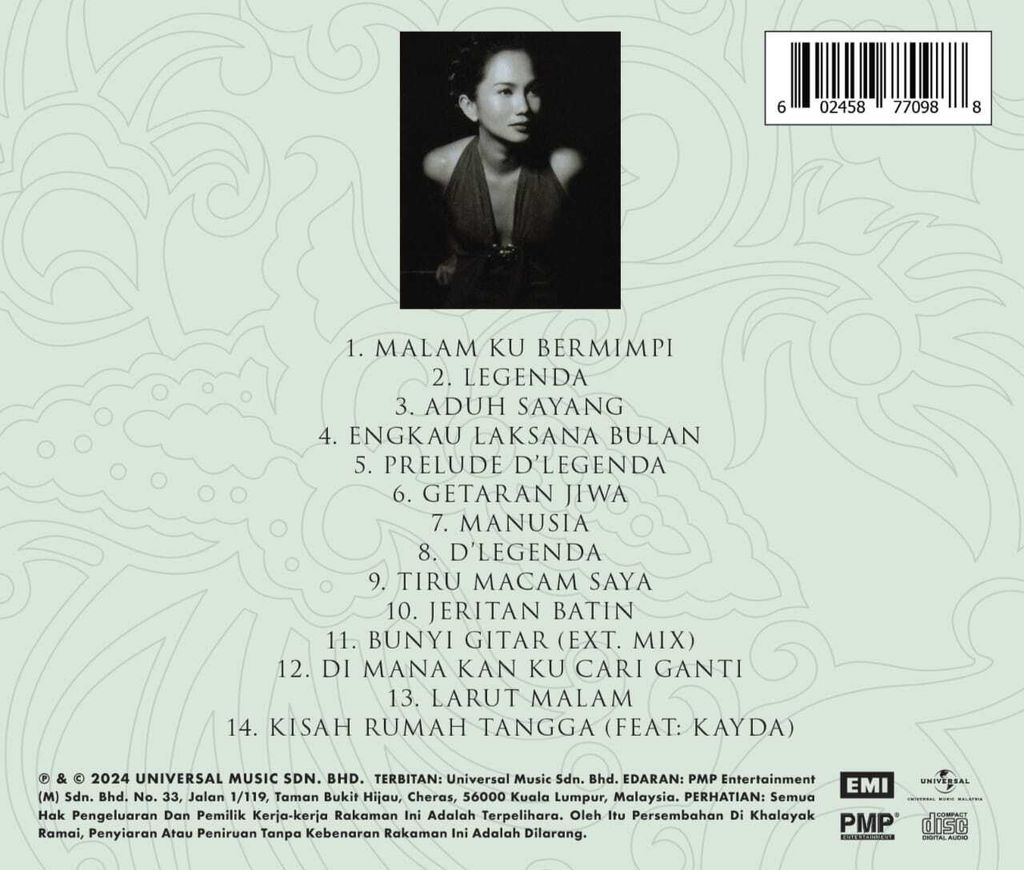 Sheila Majid - Legenda XVXX - CD - Reissue – waaStore by wanita.net