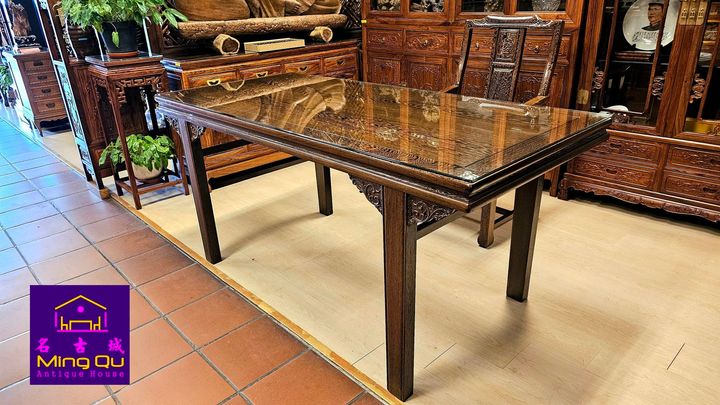 jichi wood 1.78m drawing table set 2pcs