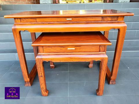 rosewood jmg buddha table set of 2pcs 108,127,154cm