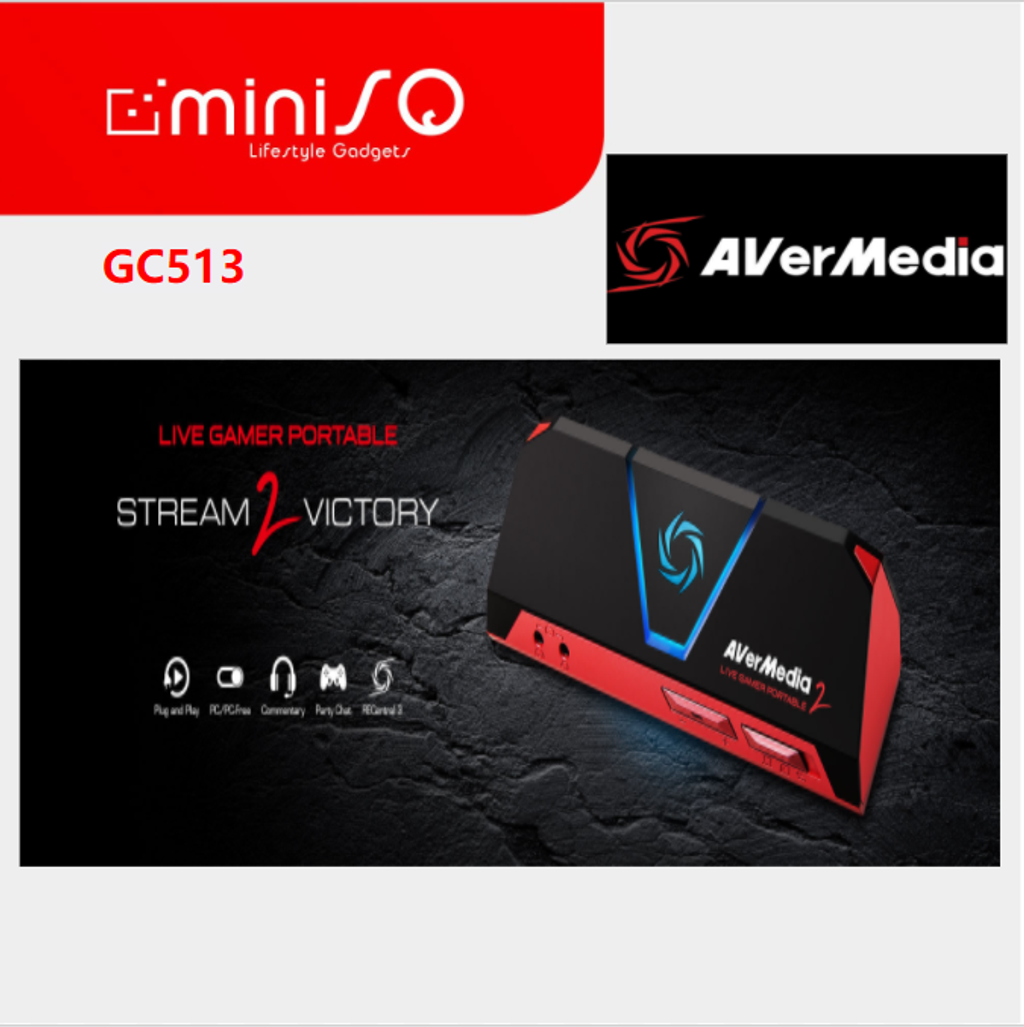 GC513 1080p60 Portable Capture Card for Streaming