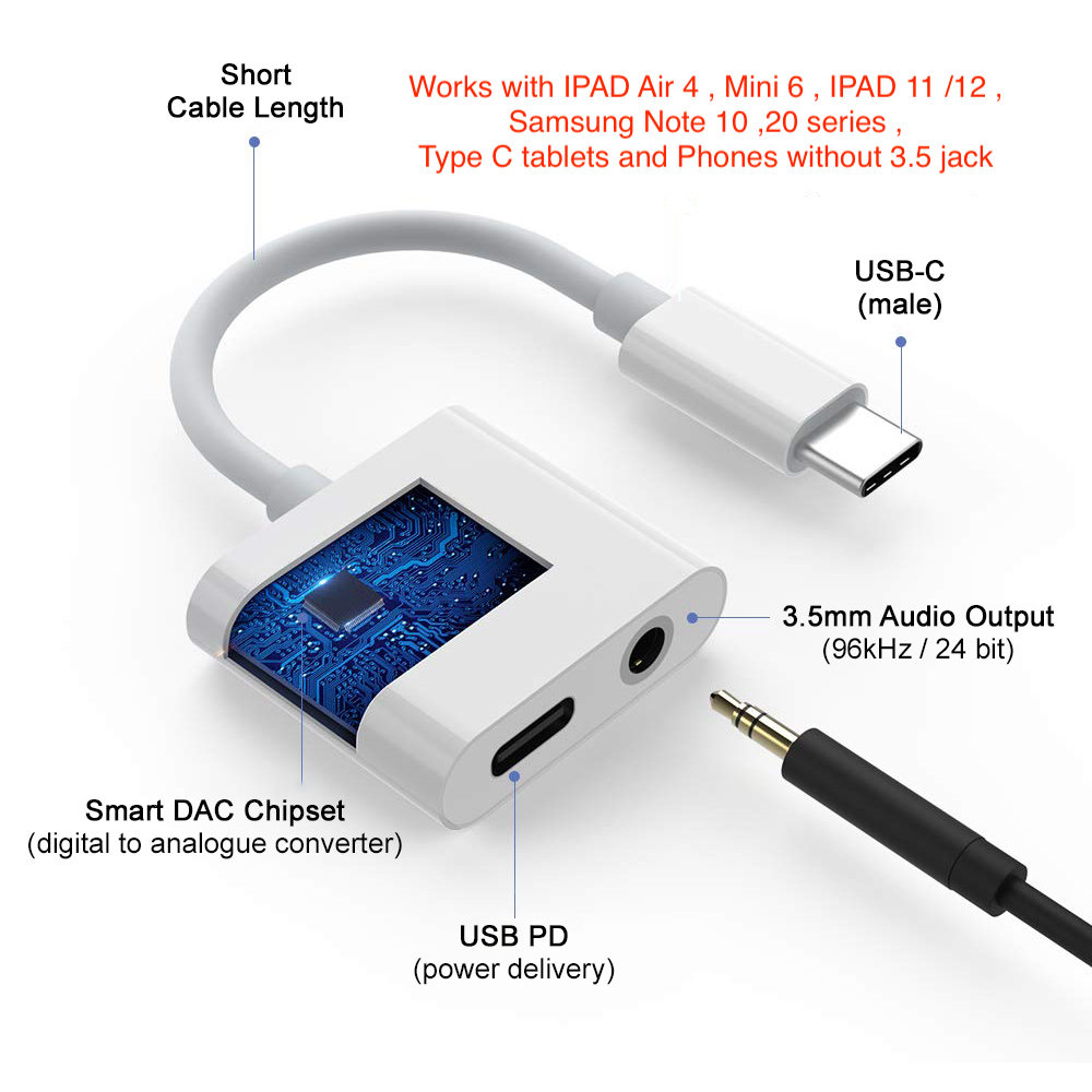USB Type-C to 3.5mm Headphone Jack 
