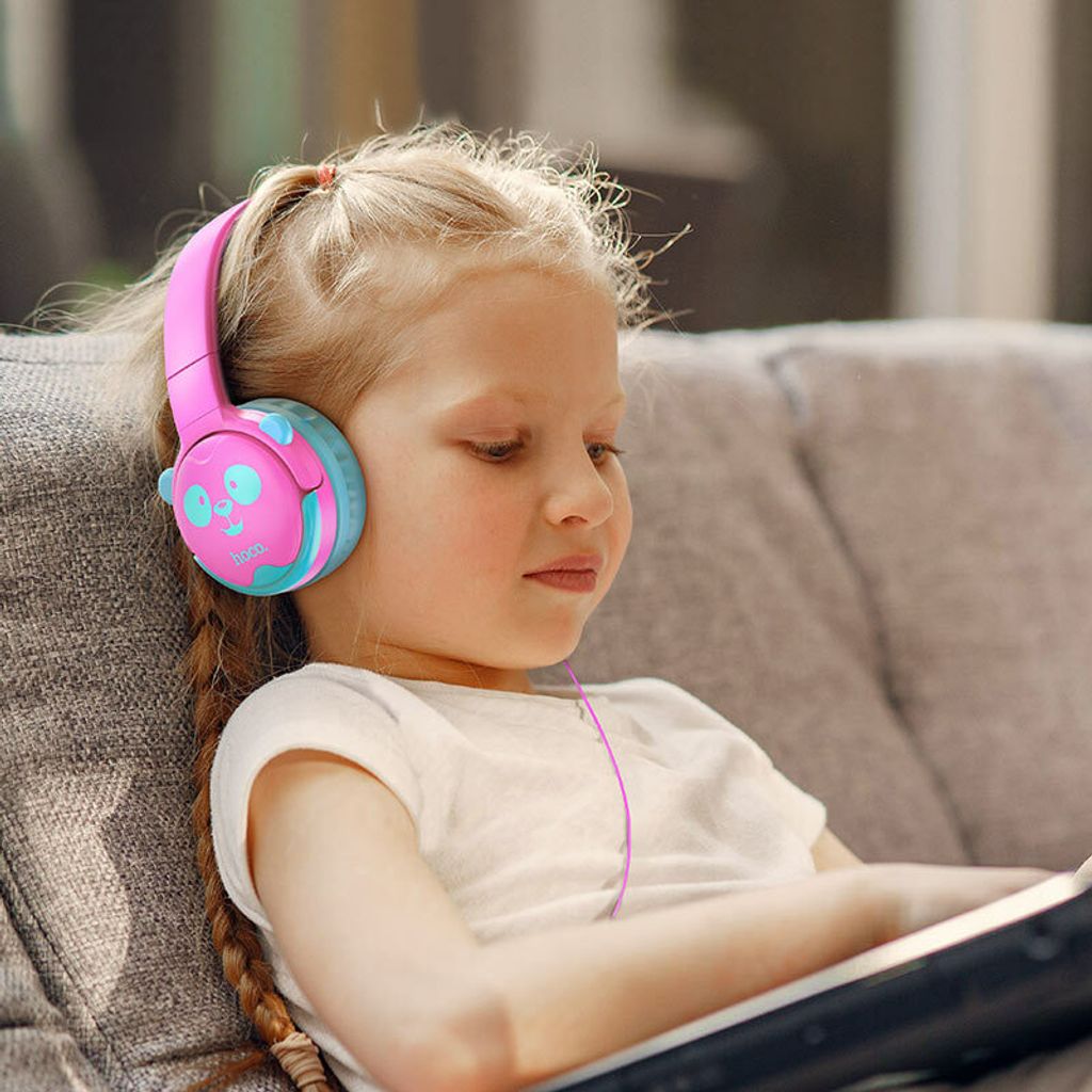 hoco-w31-childrens-headphones-girl