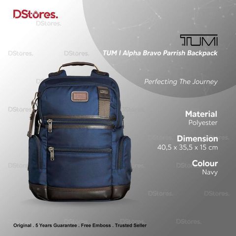 TUMI Parrish レザー　バックパック NWT TUMI Parrish 15