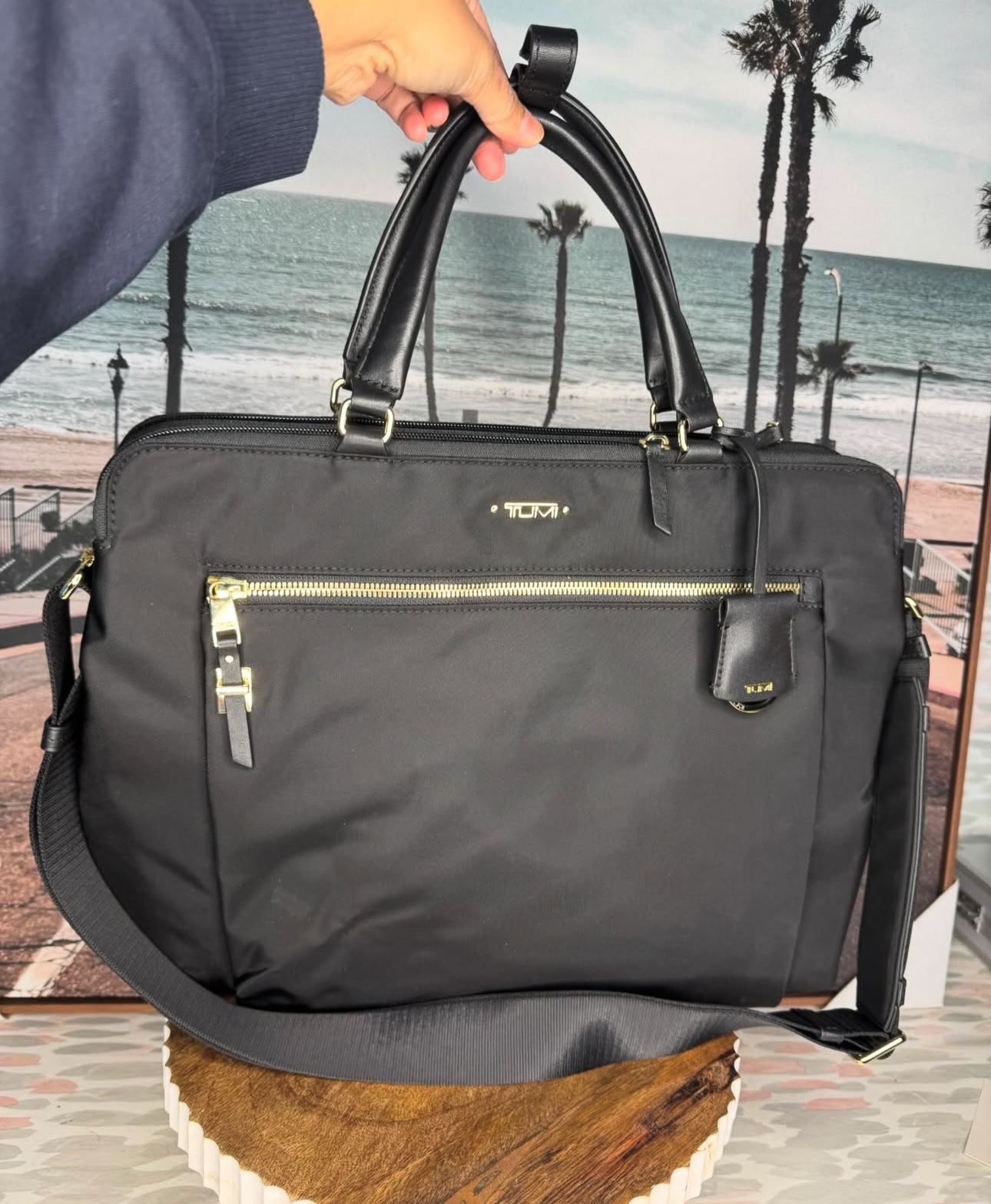 TUMI CLARE DOUBLE ZIP BRIEF – USA With Love