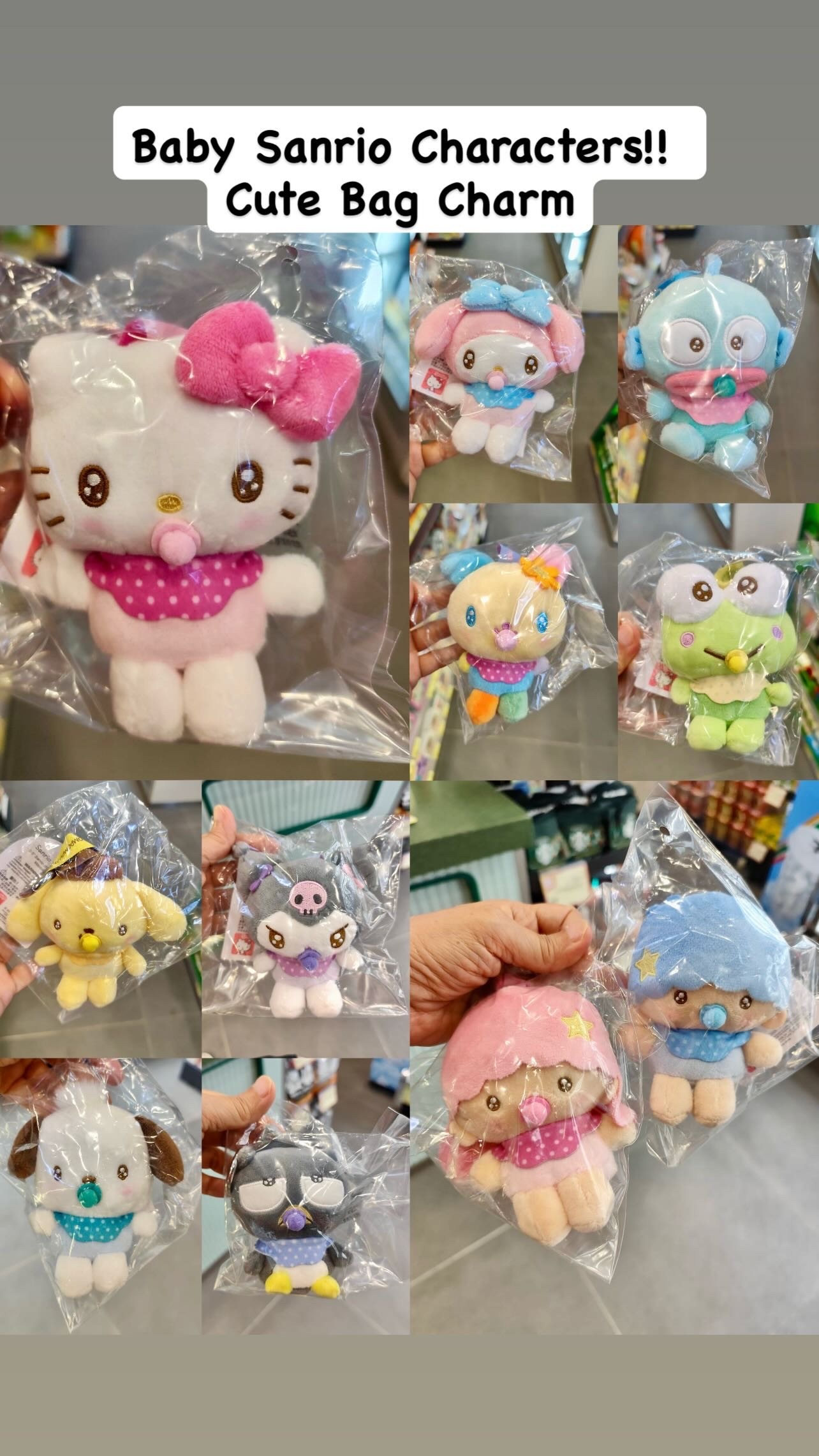 CJ Hendry Rainbow JuJu Plushie Mascot Bag Charm – GoShop with Febe