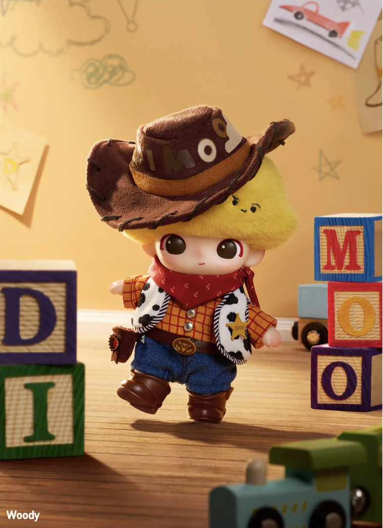 POP MART Dimoo Pixar Series Woody Confirmed Design Figure