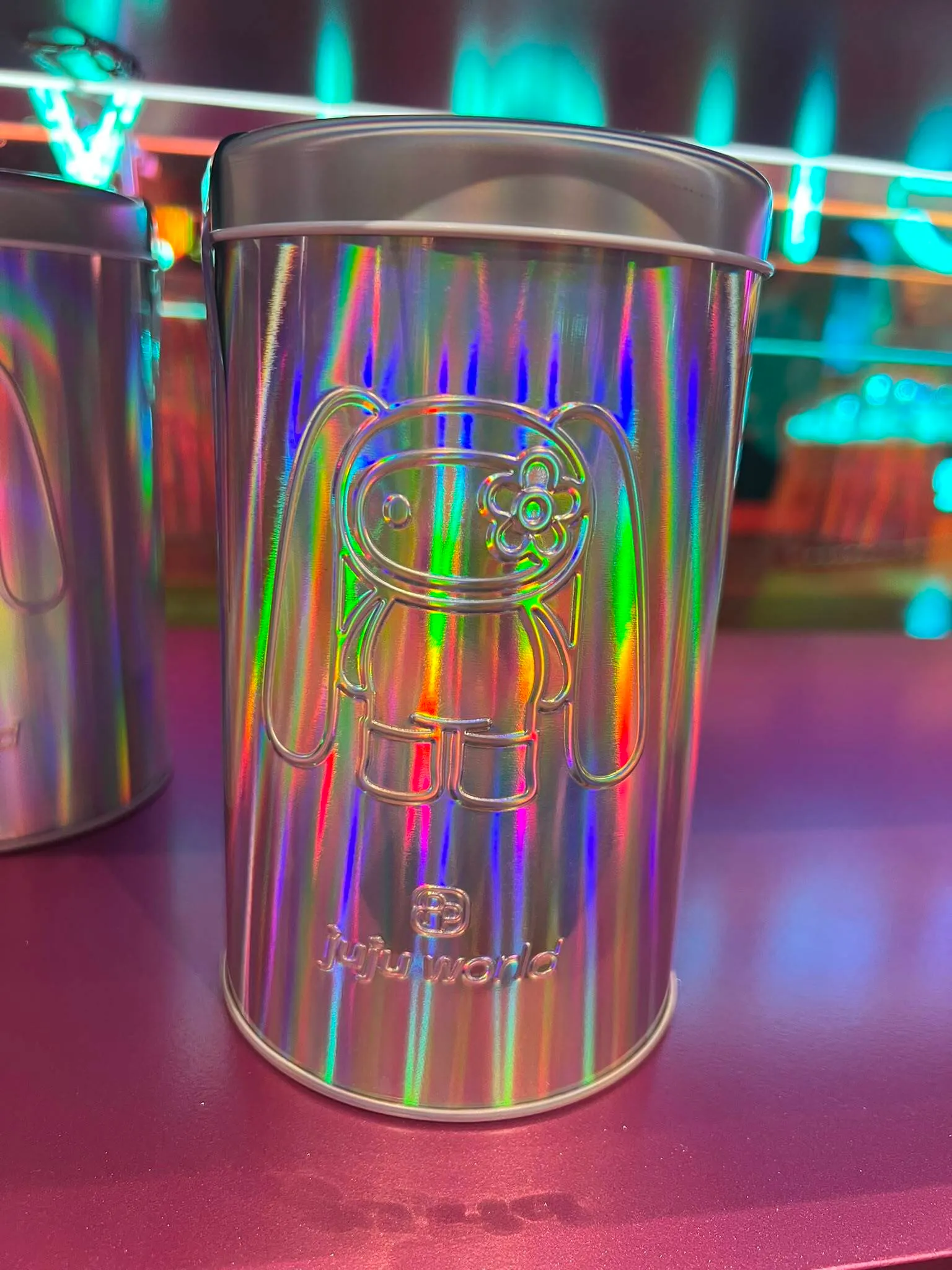 Official Cj Hendry JuJu World Hong Kong Exclusive JuJu Tins Bag Charm front view