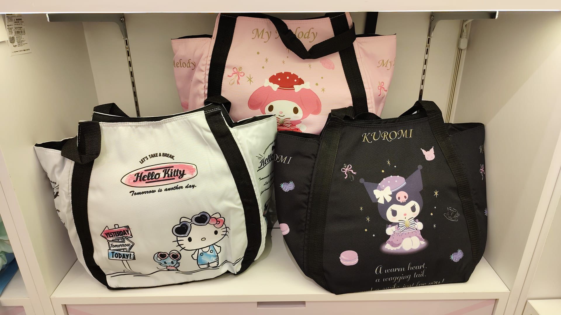 sanrio-character-big-size-thermal-bag-shoulder-carry