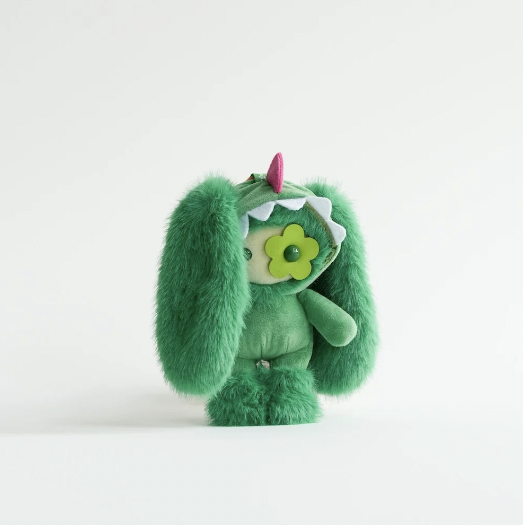 cj-hendry-halloween-juju-art-plush-keychain-authentic-green