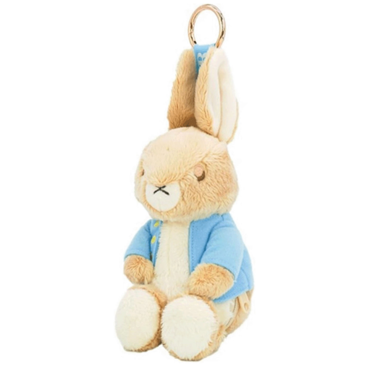 peter-rabbit-foldable-reusable-tote-bag-mascot-keychain