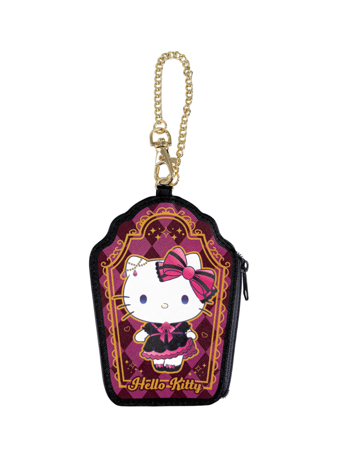 official-sanrio-hk-halloween-kuromi-mirror-pouch-card-holder-keychain