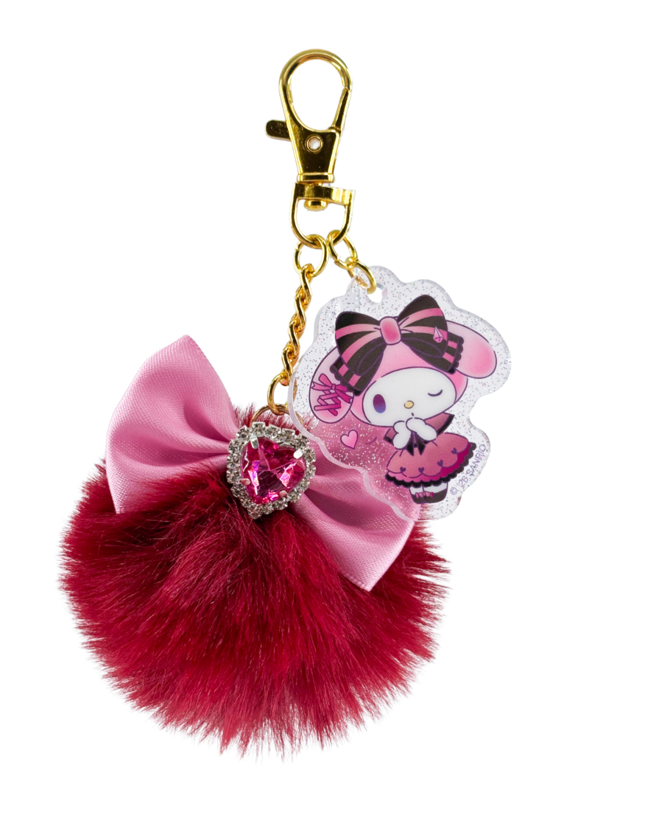 sanrio-halloween-plush-pompom-keyring-goshopwithfebe