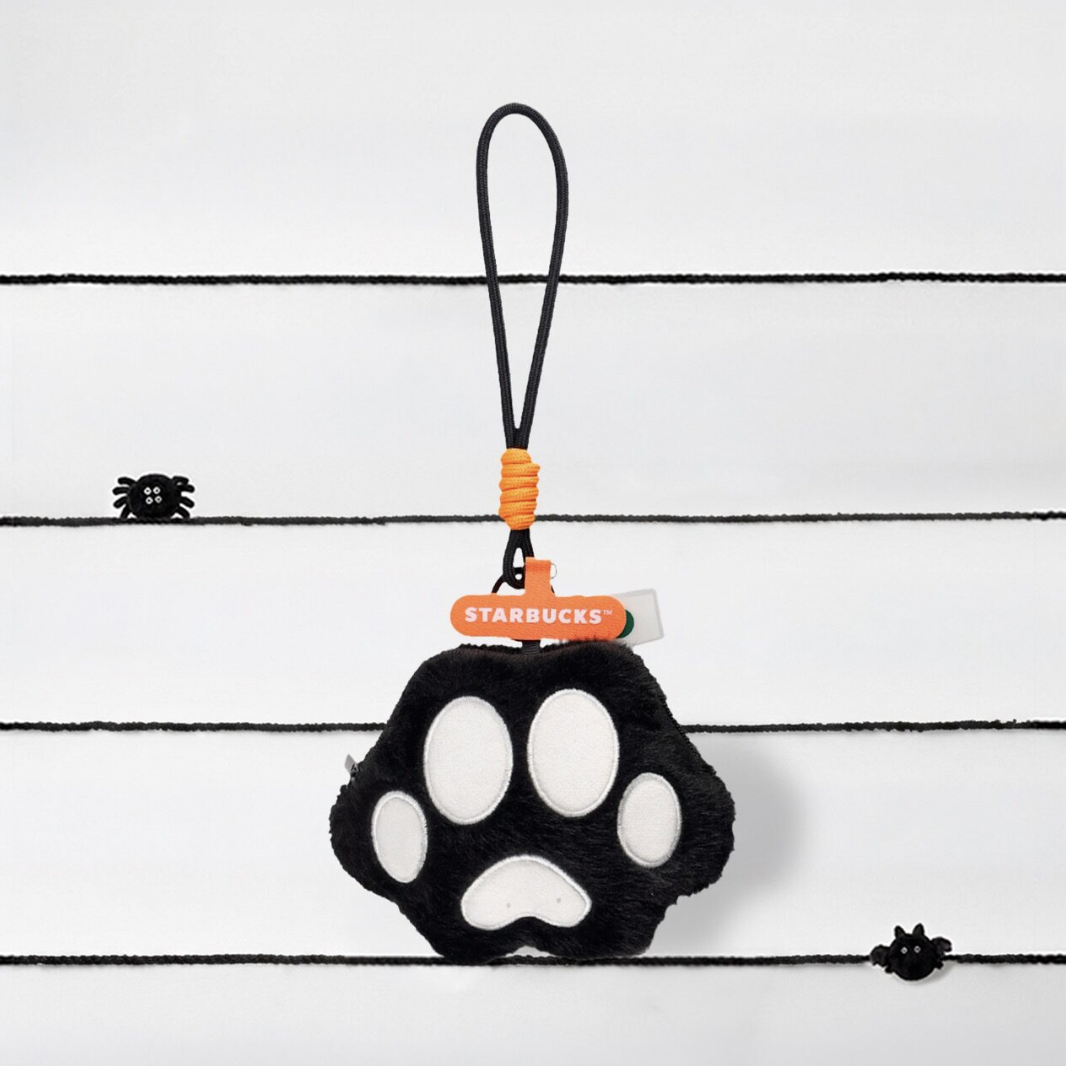 starbucks-halloween-spooky-meowchestra-black-cat-paw-wristlet-pouch