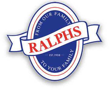 Ralph’s Meat Company — logo on brand background