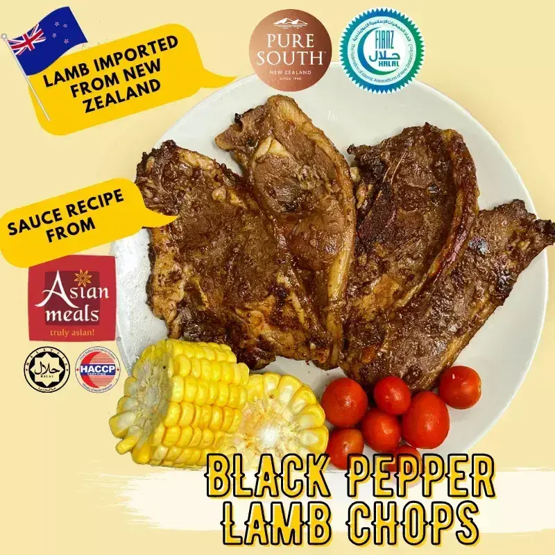Marinated New Zealand Lamb Chops