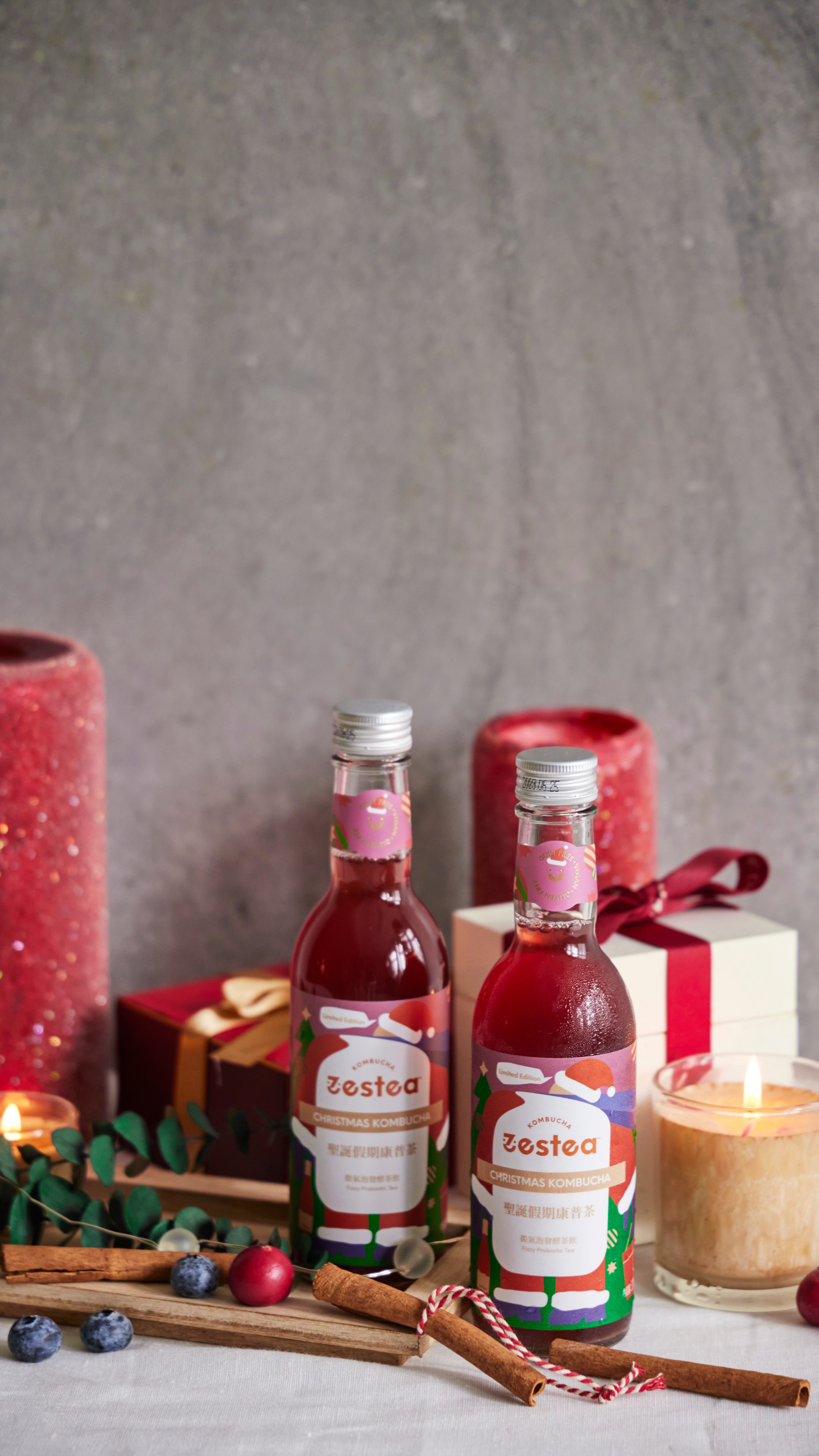  聖誕限定回歸，享受無酒精節日氣氛 ✨ | Zestea Kombucha - 100%在地精釀正宗活菌康普茶