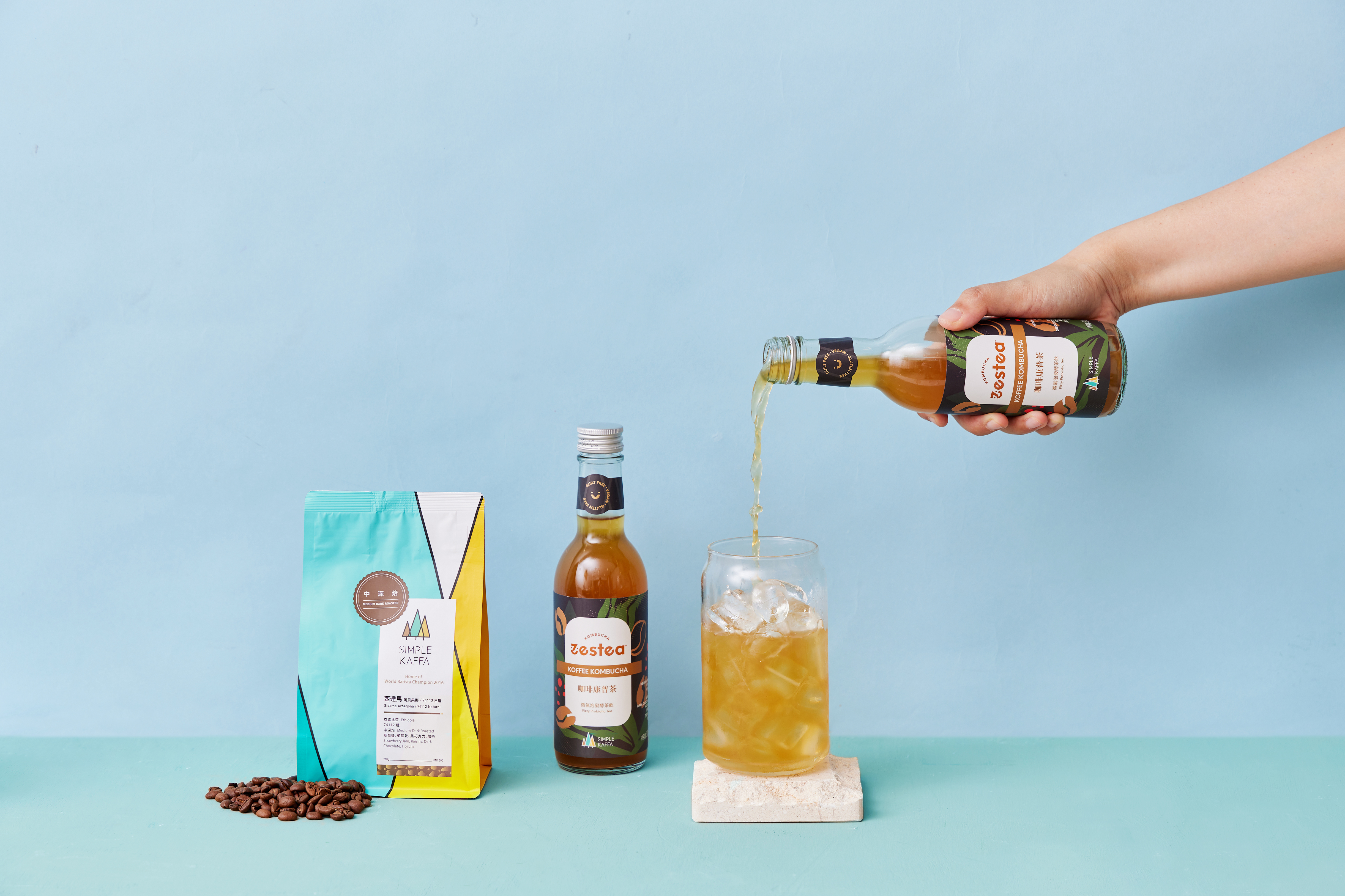 咖啡康普茶的 5 種創意喝法：從西西里到 Affogato，在家打造咖啡館級無酒精特調
