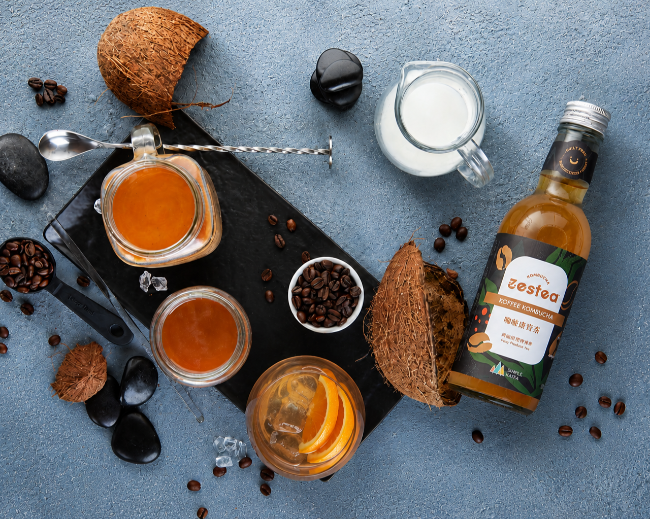 Zestea X Simple Kaffa 興波咖啡 咖啡康普茶mocktail