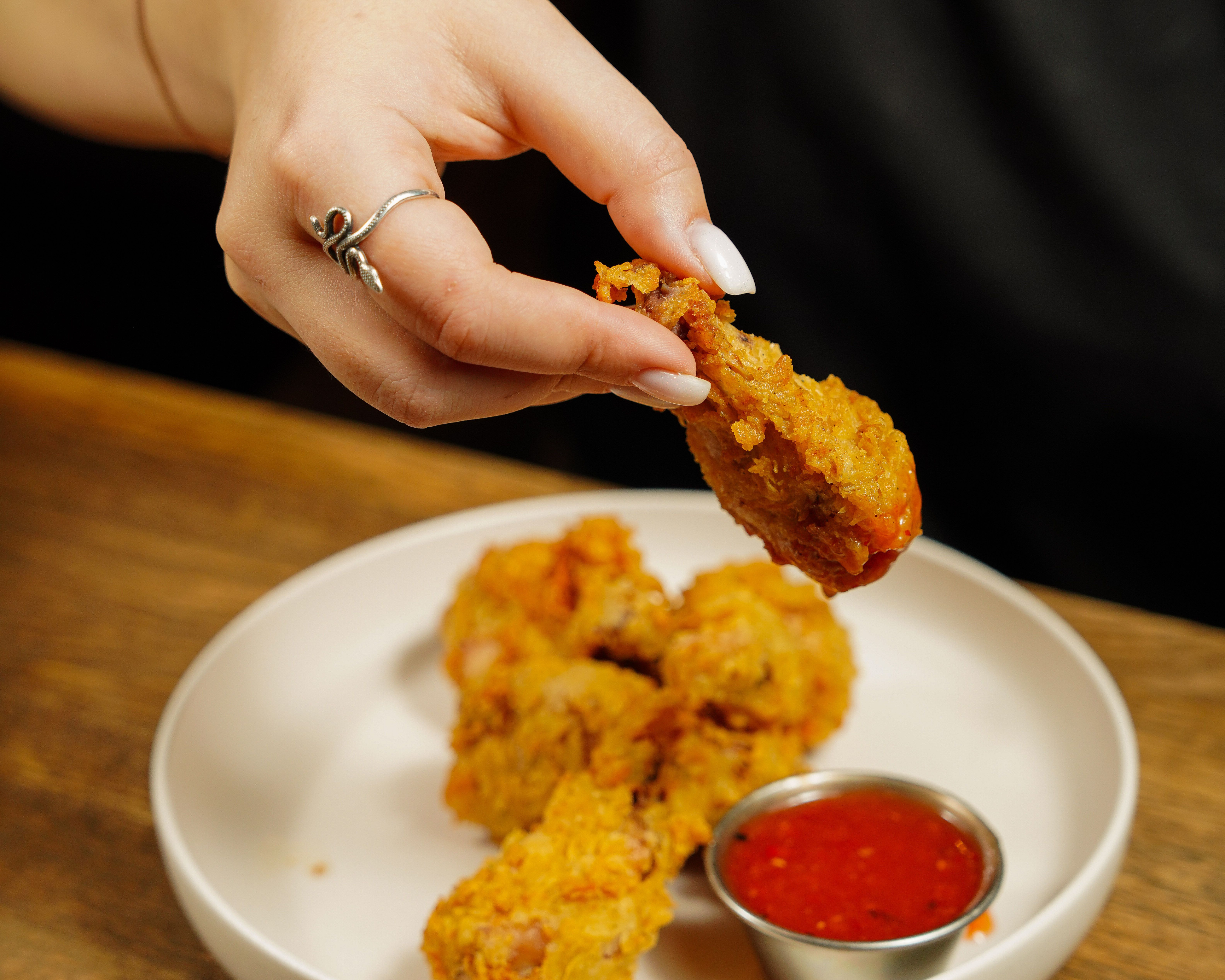 late night snack fried chicken