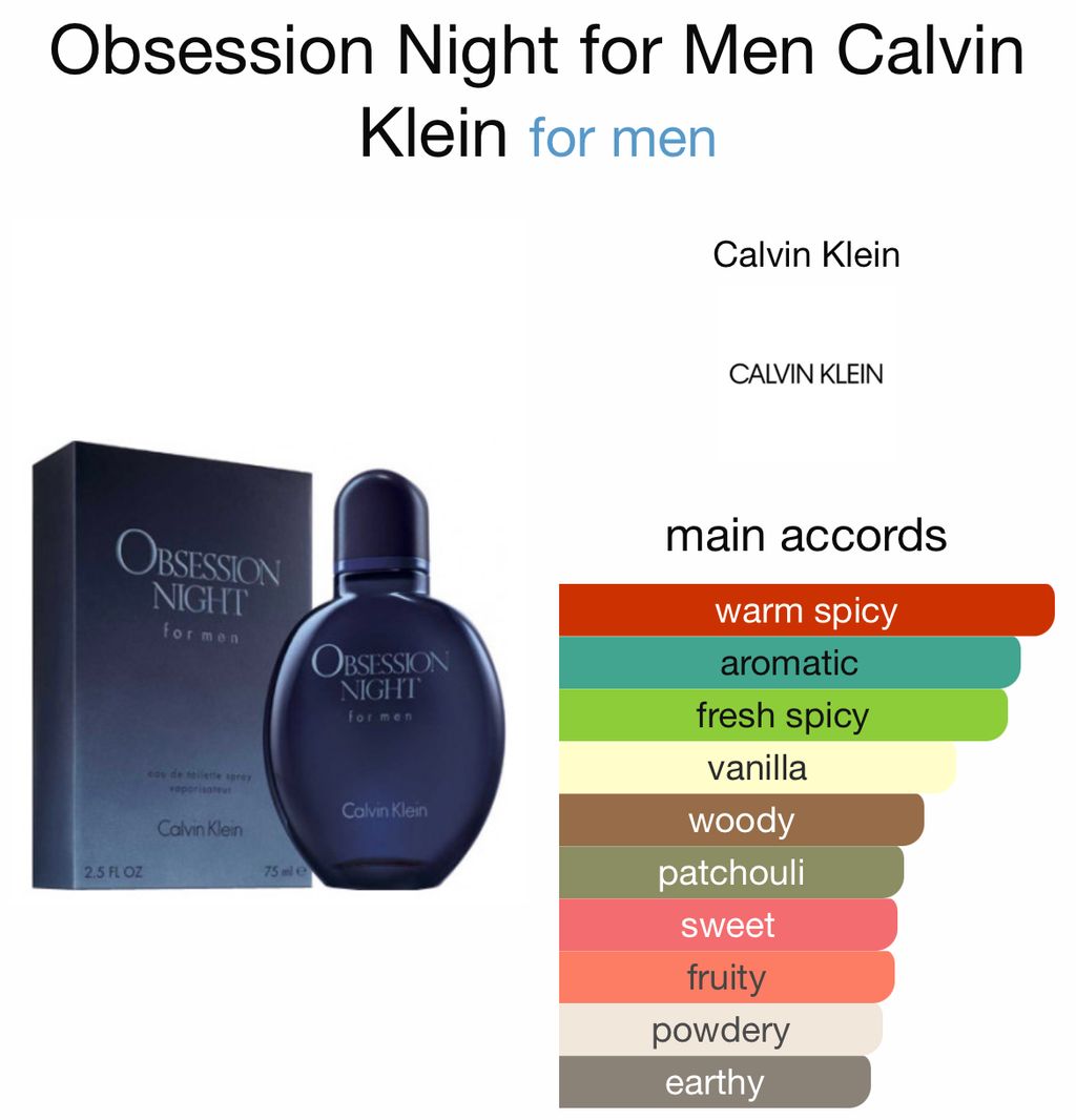 Calvin Klein Obsession Night for Men edt 125ml – Order4me.shop