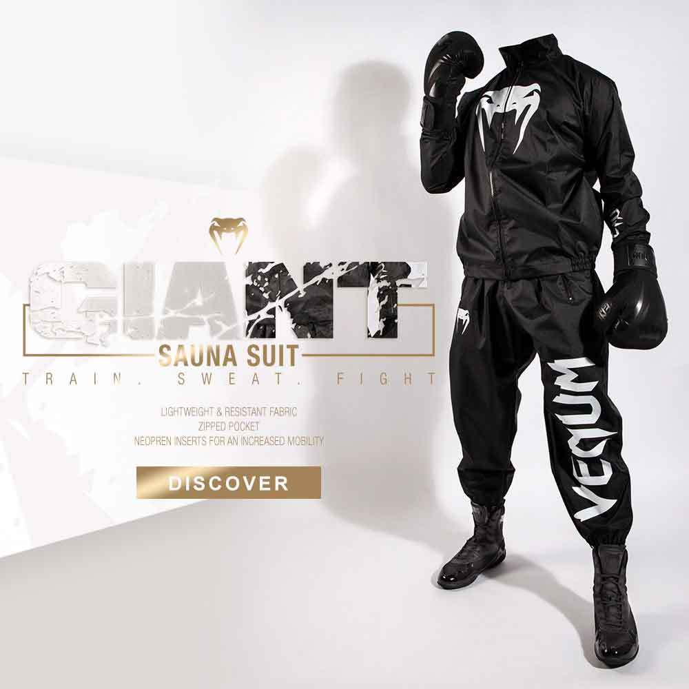 Venum Giant Sauna Suit (Black) Elite Fight Store