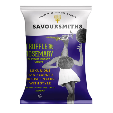 Savoursmiths Truffle & Rosemary Chips