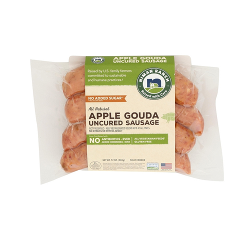 Niman Ranch Apple Gouda Uncured Sausage 340g