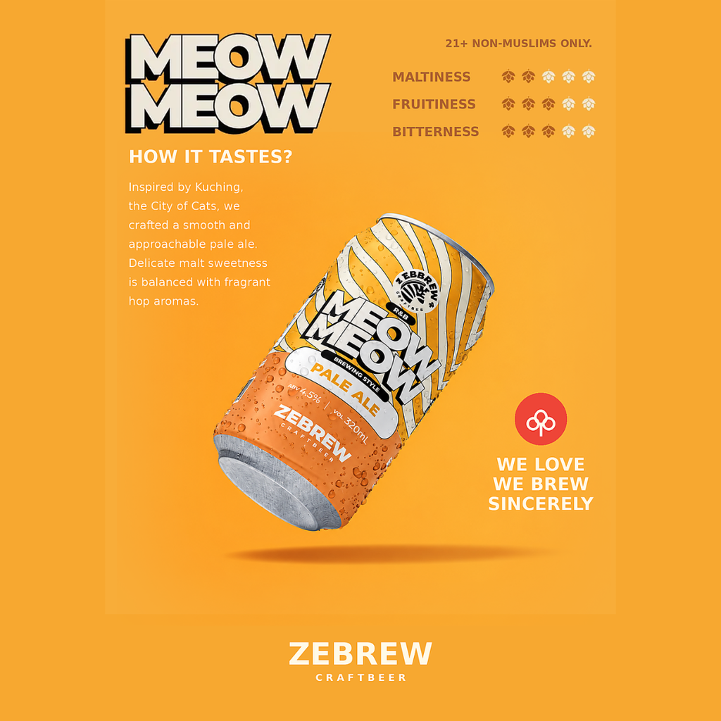 Zebrew Meow Meow Pale Ale Beer 2