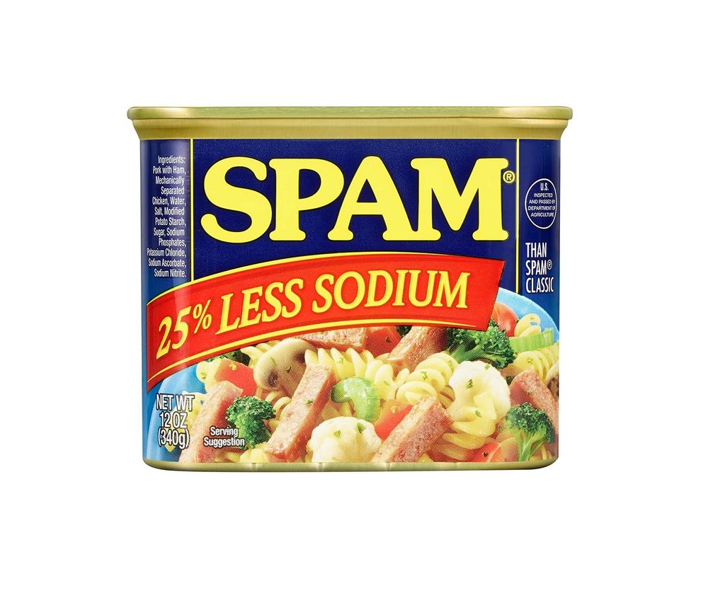 US Spam Lunchoen meat 25% less sodium 340g.jpg