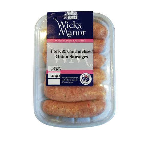 Wicks Manor Pork _ Caramelised Onion Sausage.jpg