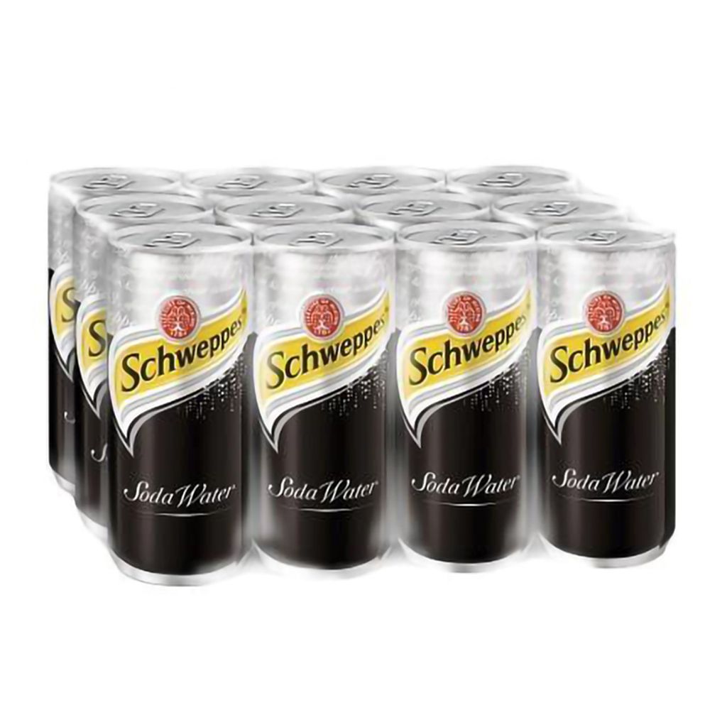 Schweppes Soda Water 1 Carton 320ML (12 Cans).jfif