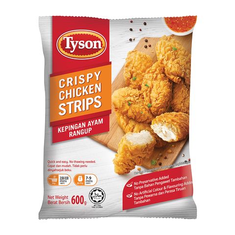 tyson crispy chicken strips review
