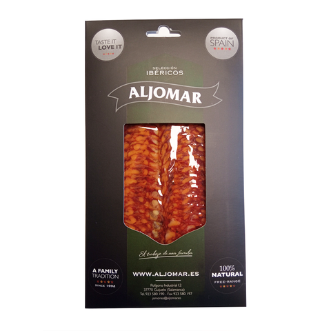Aljomar Chorizo Iberico Sliced.png