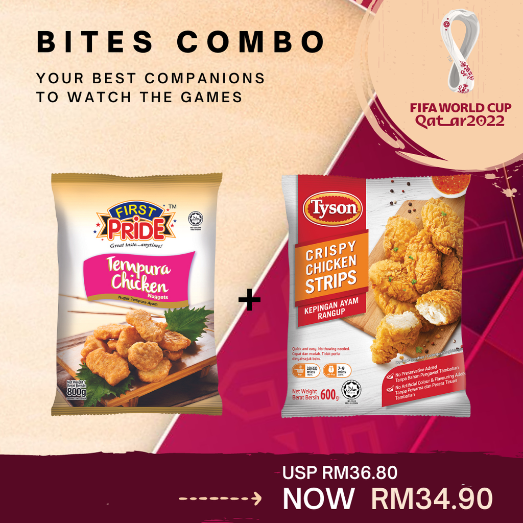 [FIFA Bites Combo] Tyson and First Pride Chicken Bites