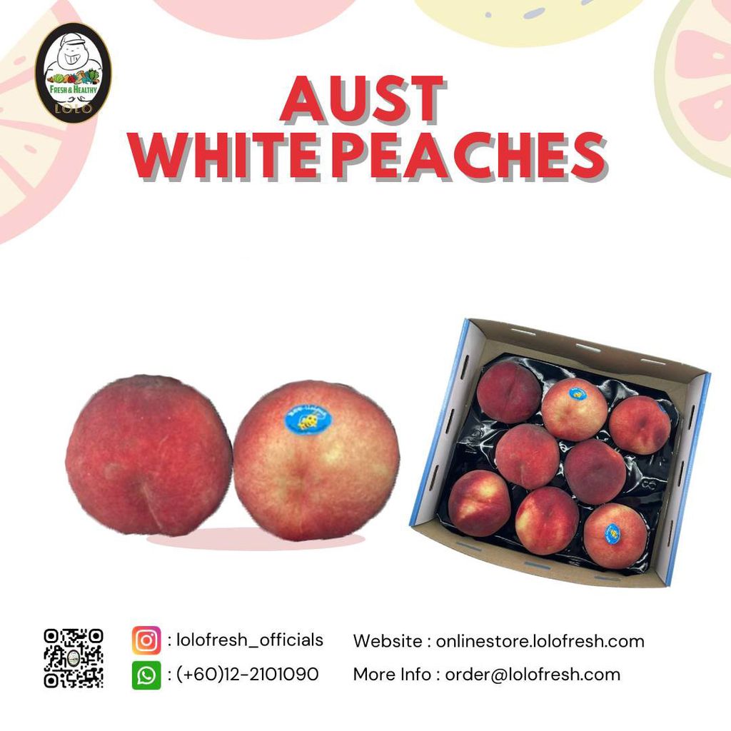 Lolo Australia White Peach 2pcs