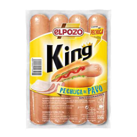ElPozo King Turkey Breast Sausage (Pechuga De Pavo) 330g