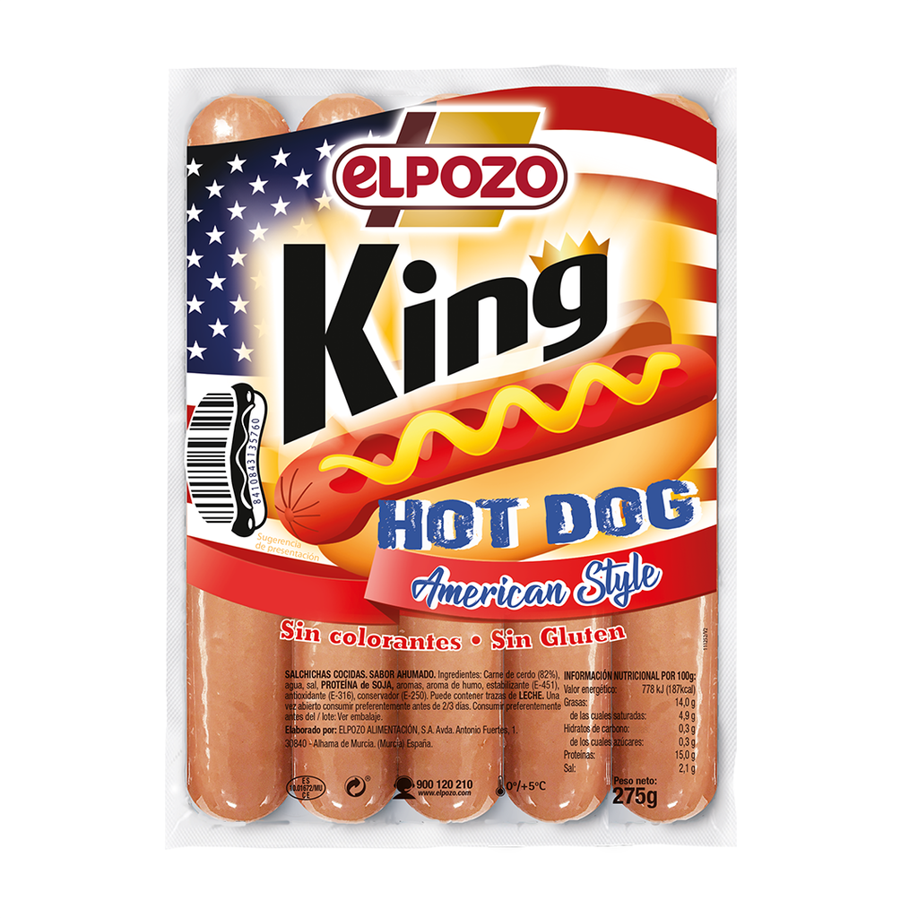 ElPozo King American Hot Dog 275g