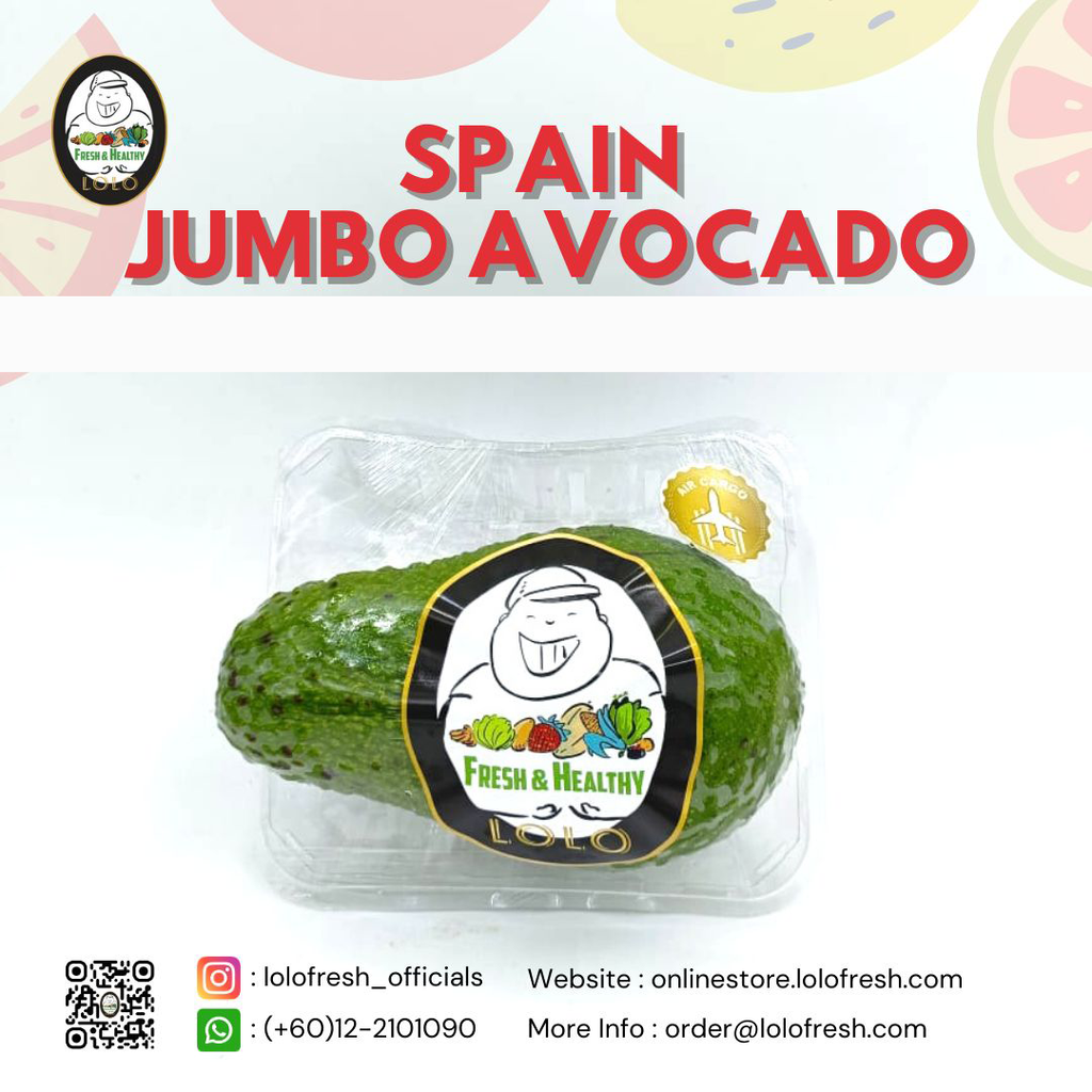 Lolo Spain Jumbo Avocado by Air 1pcs