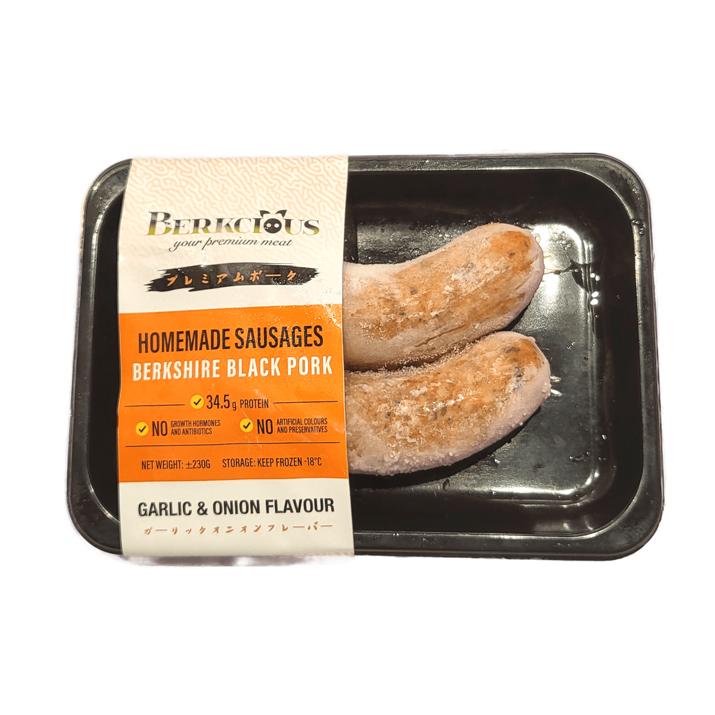 Berkcious Black Pork Garlic _ Onion Sausage 230g