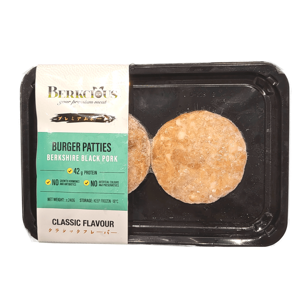 Berkcious Black Pork Classic Patties 240g