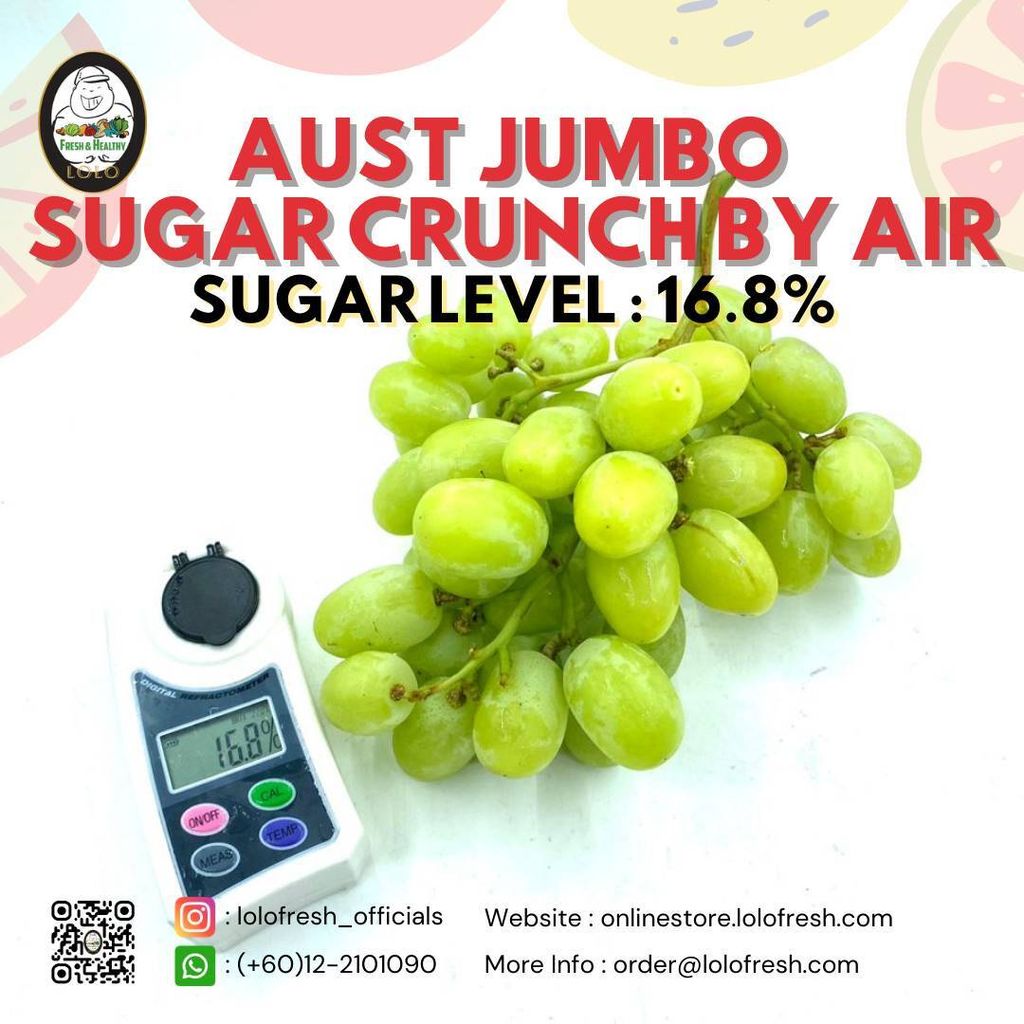 Lolo Australia Jumbo Sugar Crunch by Air 500g