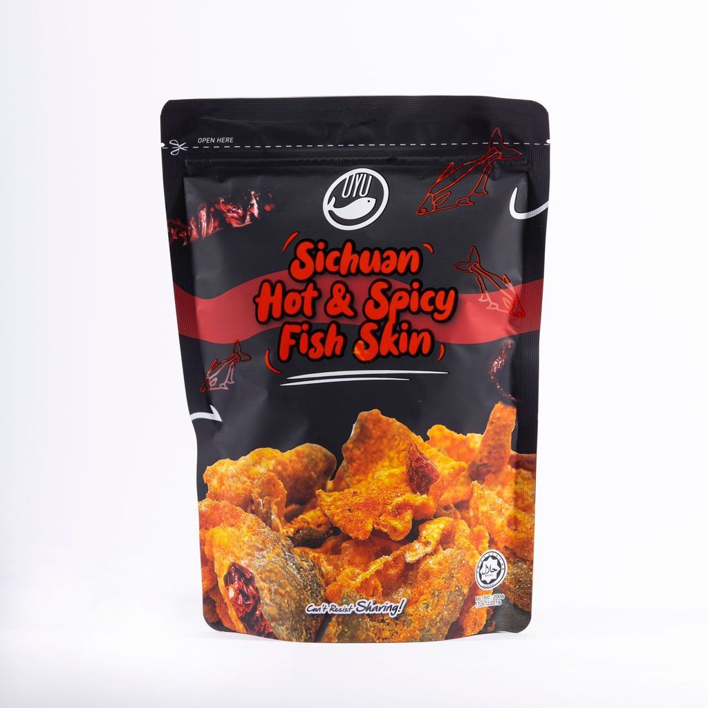 Oyu Sichuan Hot _ Spicy Fish Skin 70g