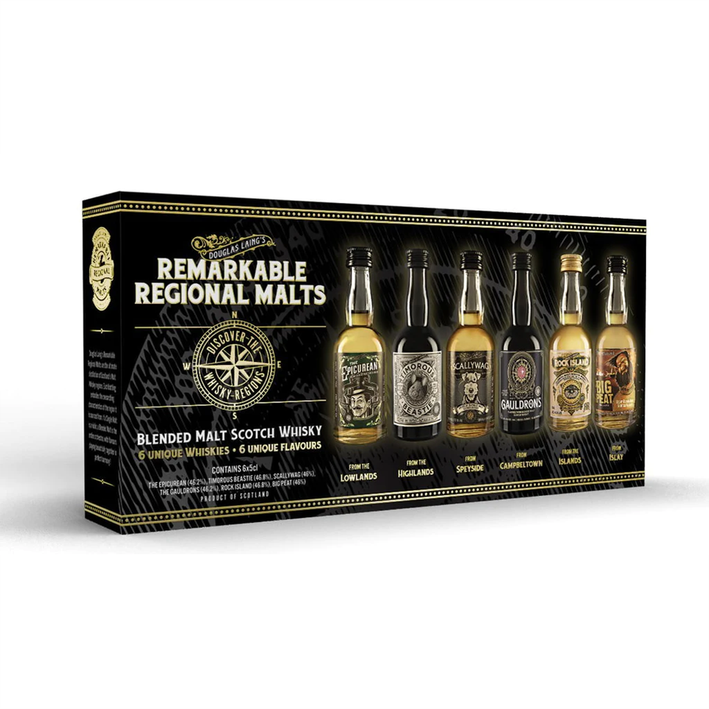 Remarkable Regional Malts Whisky 50ml x 6btls