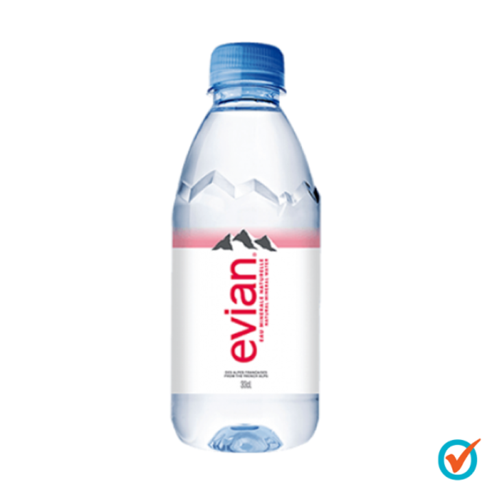 Evian Natural Mineral Water 330ml
