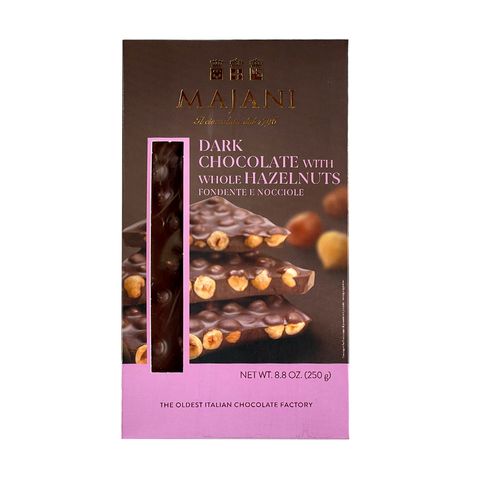 Majani Dark Chocolate with Whole Hazelnuts Bar 250g