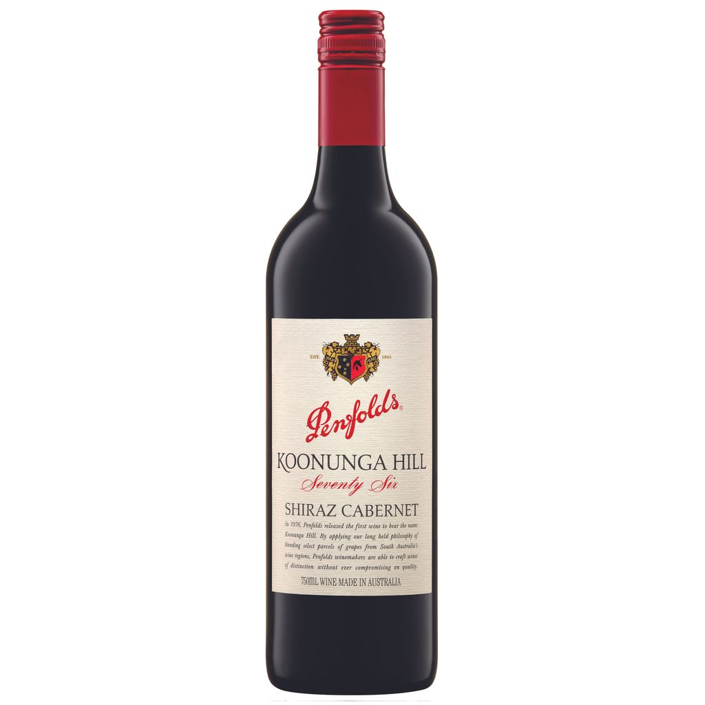 PENFOLDS KOONUNGA HILL 76 SHIRAZ CABERNET