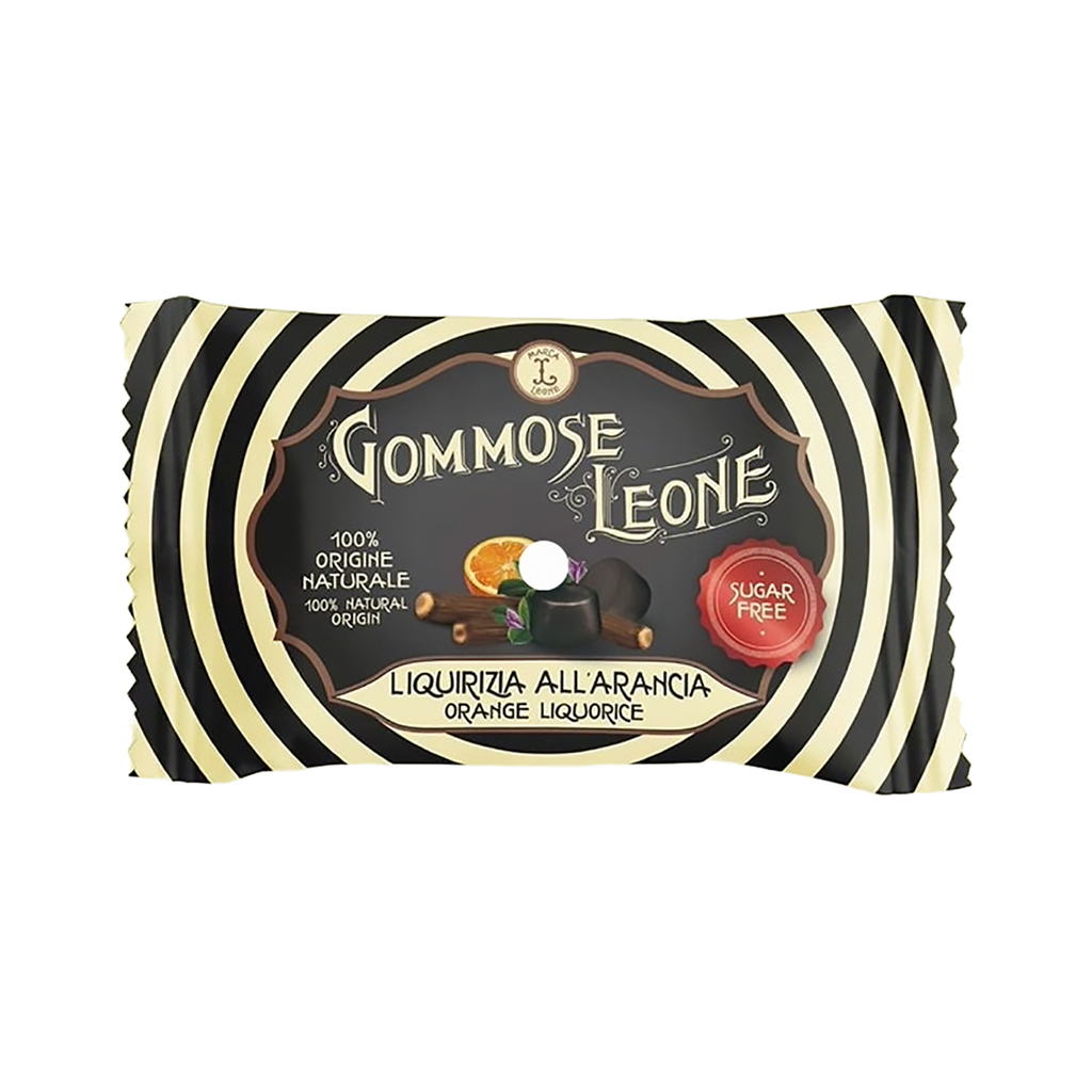 Leone Gummy Orange Liquorice Flavour [Small Pouch]