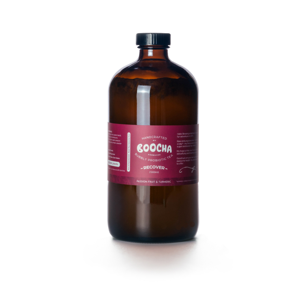 Myboocha Passion Fruit + Turmeric Kombucha 300Ml