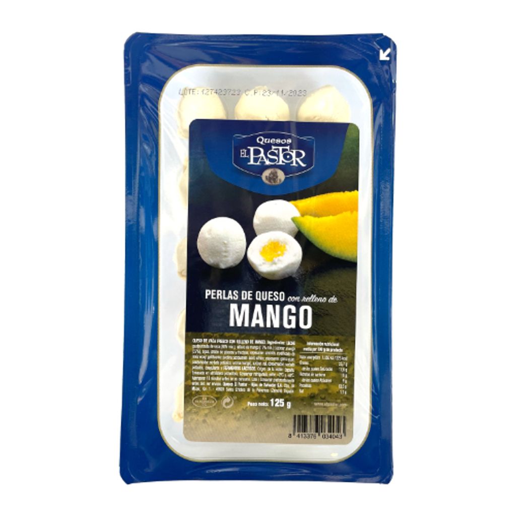 El Pastor Cheese Pearls With Mango